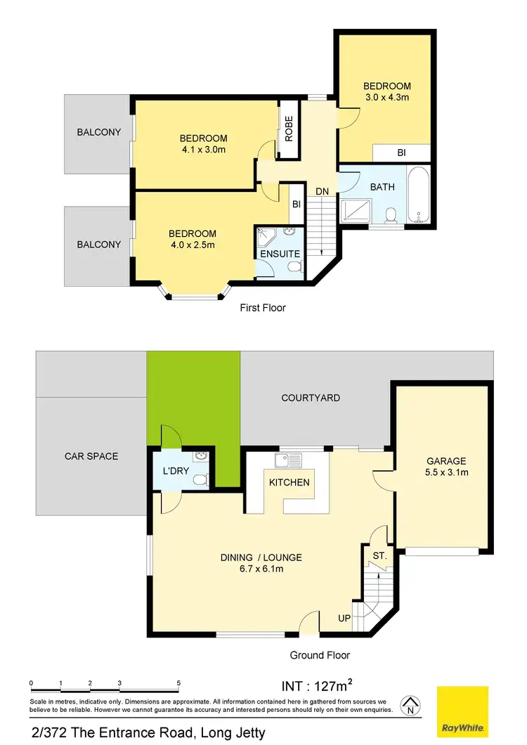Floorplan of Homely townhouse listing, 2/372 The Entrance Road, Long Jetty NSW 2261