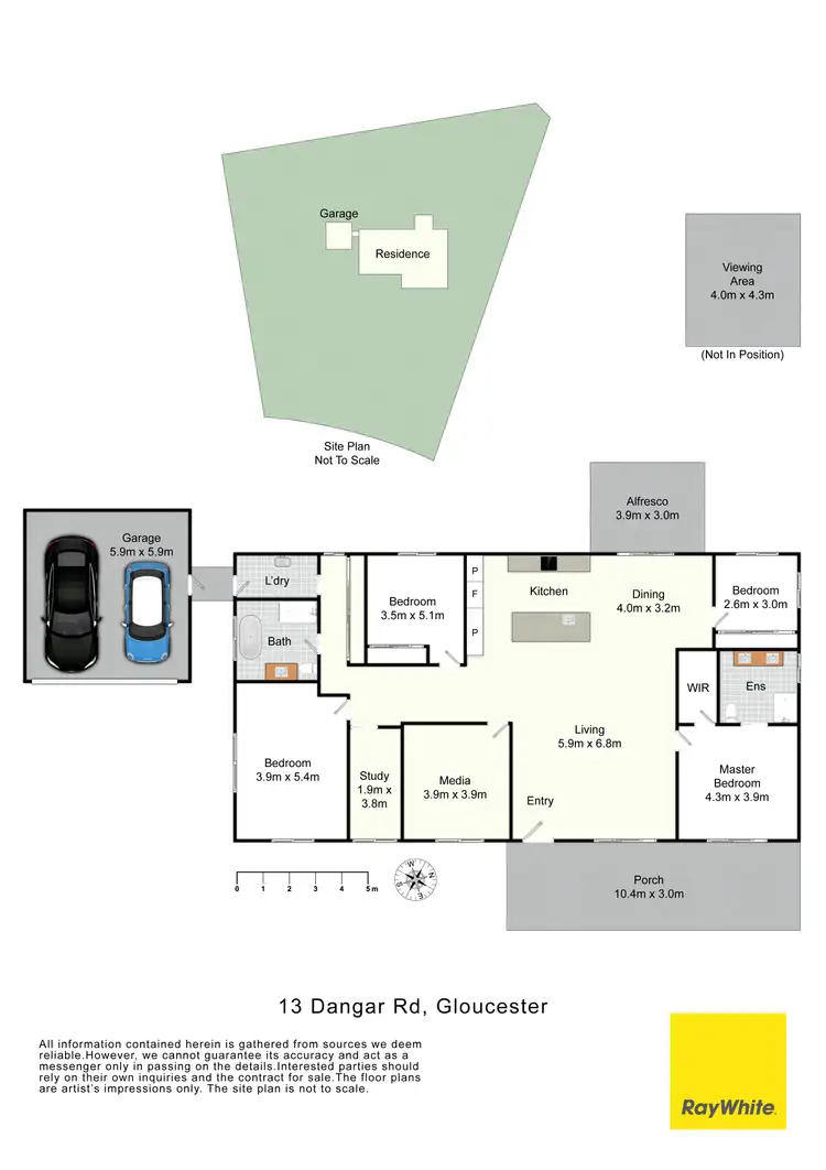 Floorplan of Homely house listing, 13 Dangar Road, Gloucester NSW 2422
