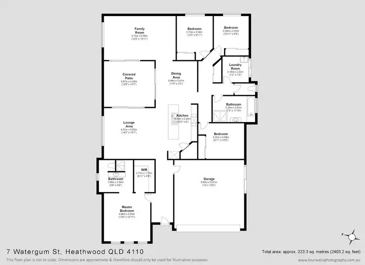 Floorplan of Homely house listing, 7 Watergum Street, Heathwood QLD 4110