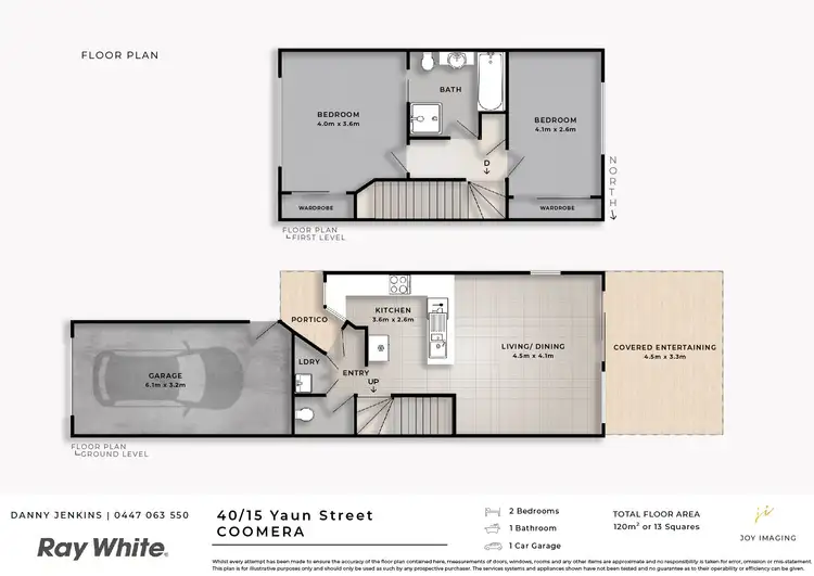 Floorplan of Homely townhouse listing, 40/15 Yaun Street, Coomera QLD 4209