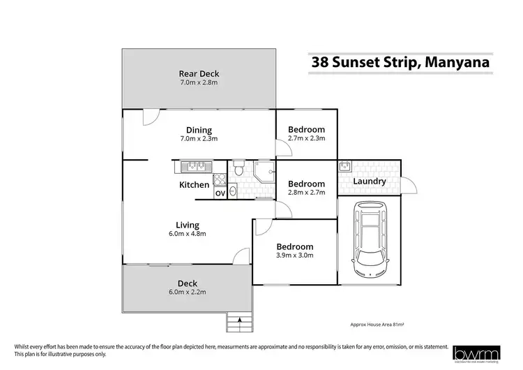 Floorplan of Homely house listing, 38 Sunset Strip, Manyana NSW 2539