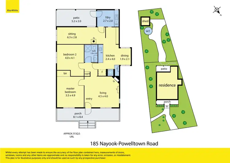Floorplan of Homely house listing, 185 Nayook-Powelltown Road, Nayook VIC 3832