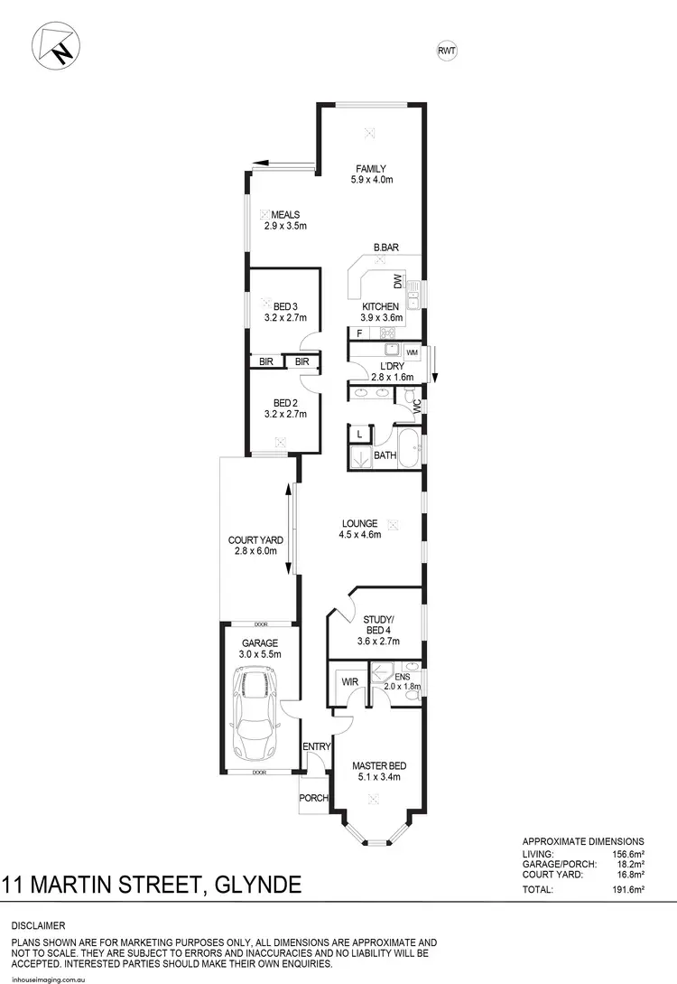 Floorplan of Homely house listing, 11 Martin Street, Glynde SA 5070