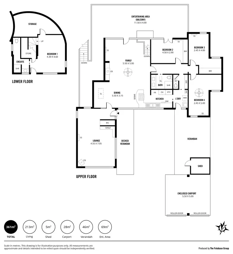 Floorplan of Homely house listing, 80 Yarrabee Road, Greenhill SA 5140
