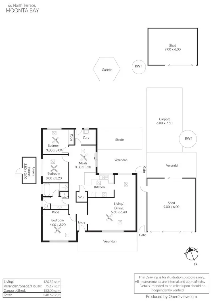 Floorplan of Homely house listing, 66 North Terrace, Moonta Bay SA 5558