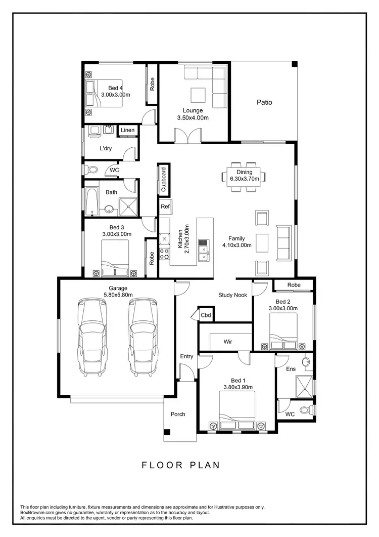 Floorplan of Homely house listing, Address available on request