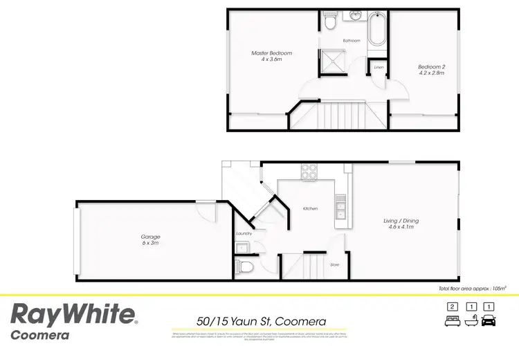 Floorplan of Homely house listing, 50/15 Yaun Street, Coomera QLD 4209