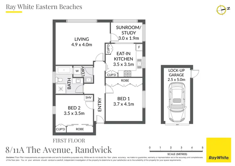 Floorplan of Homely apartment listing, 8/11A The Avenue, Randwick NSW 2031