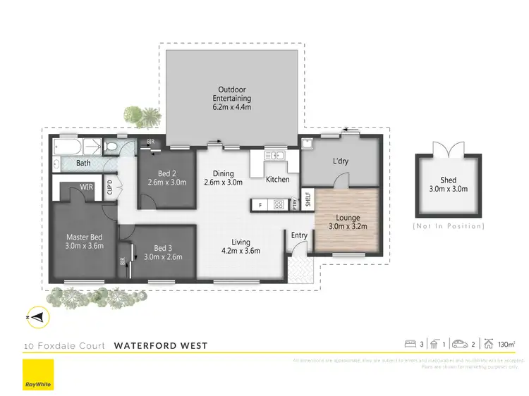 Floorplan of Homely house listing, 10 Foxdale Court, Waterford West QLD 4133