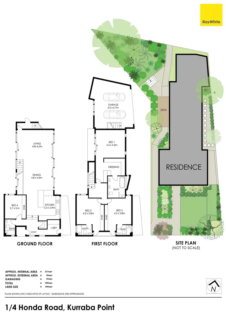 Floorplan of Homely house listing, 4 Honda Road, Kurraba Point NSW 2089