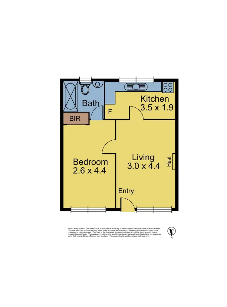 Floorplan of Homely apartment listing, 3/21 Blenheim Street, Balaclava VIC 3183