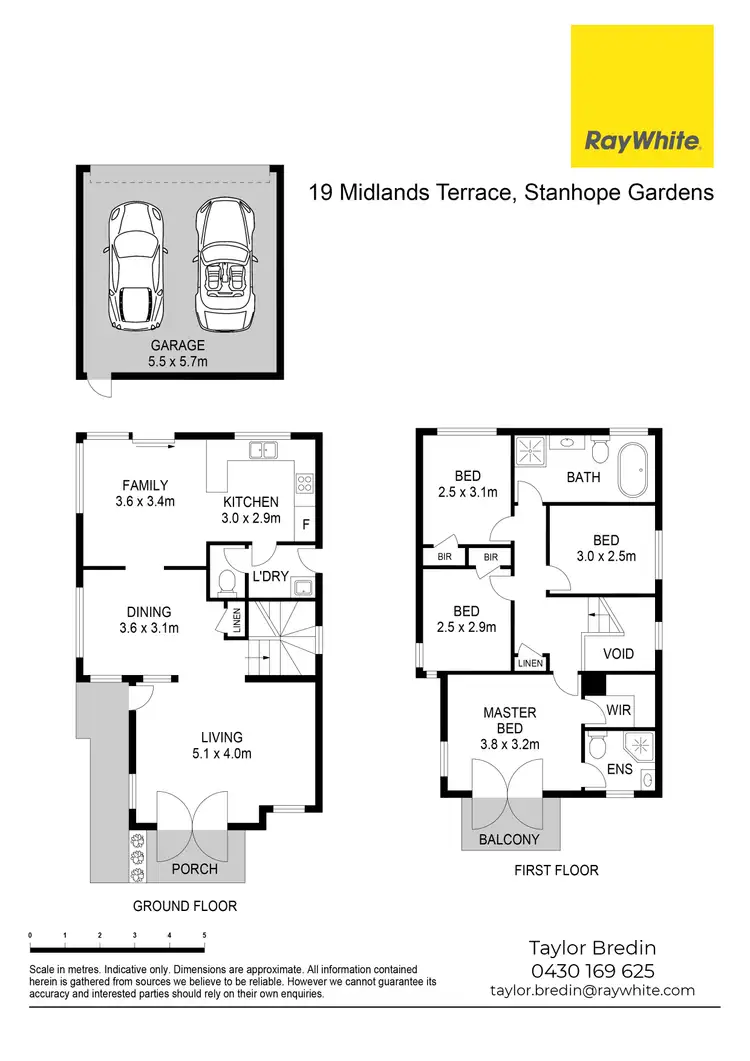 Floorplan of Homely house listing, 19 Midlands Terrace, Stanhope Gardens NSW 2768