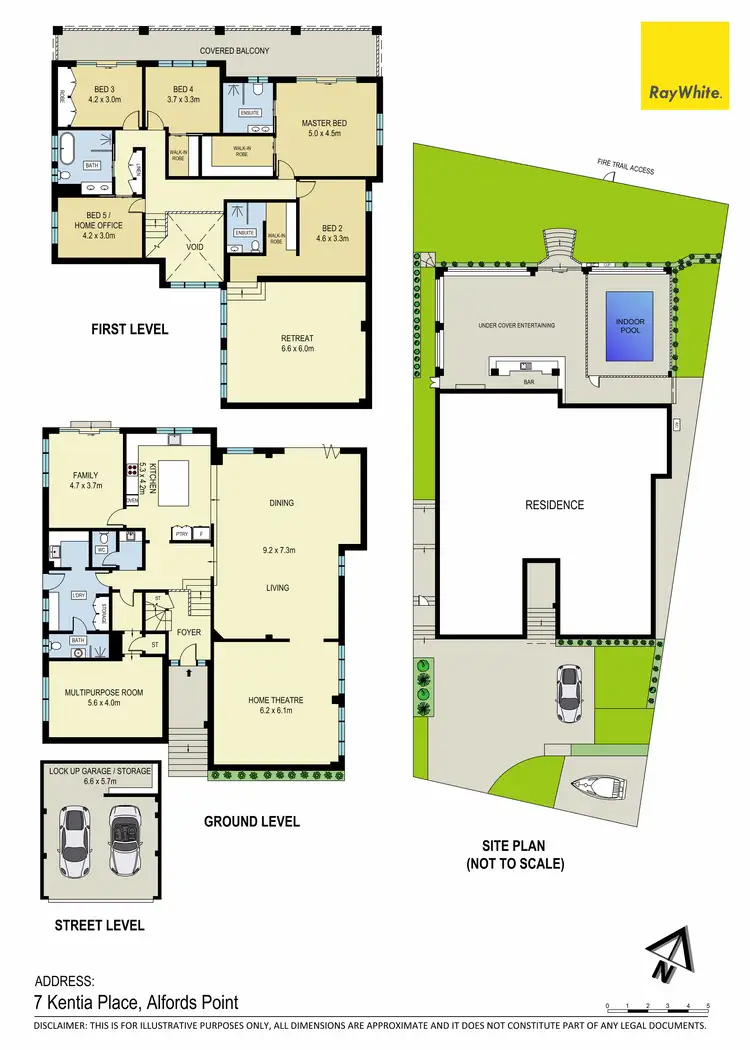 Floorplan of Homely house listing, 7 Kentia Place, Alfords Point NSW 2234