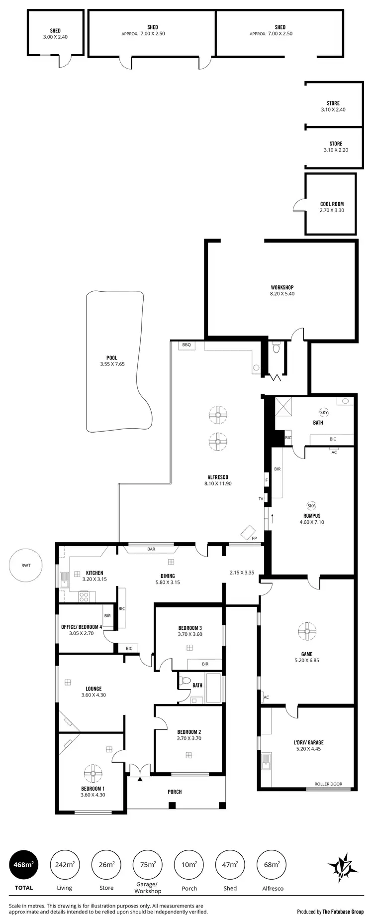 Floorplan of Homely house listing, 44 Old Princes Highway, Nairne SA 5252