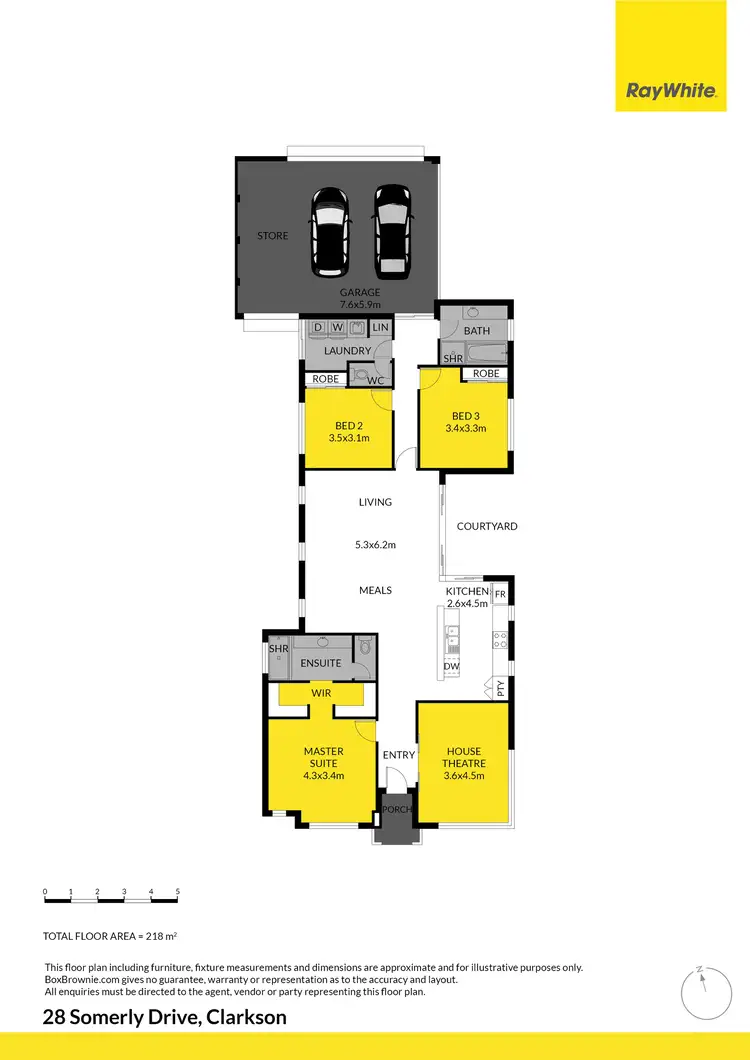 Floorplan of Homely house listing, 28 Somerly Drive, Clarkson WA 6030