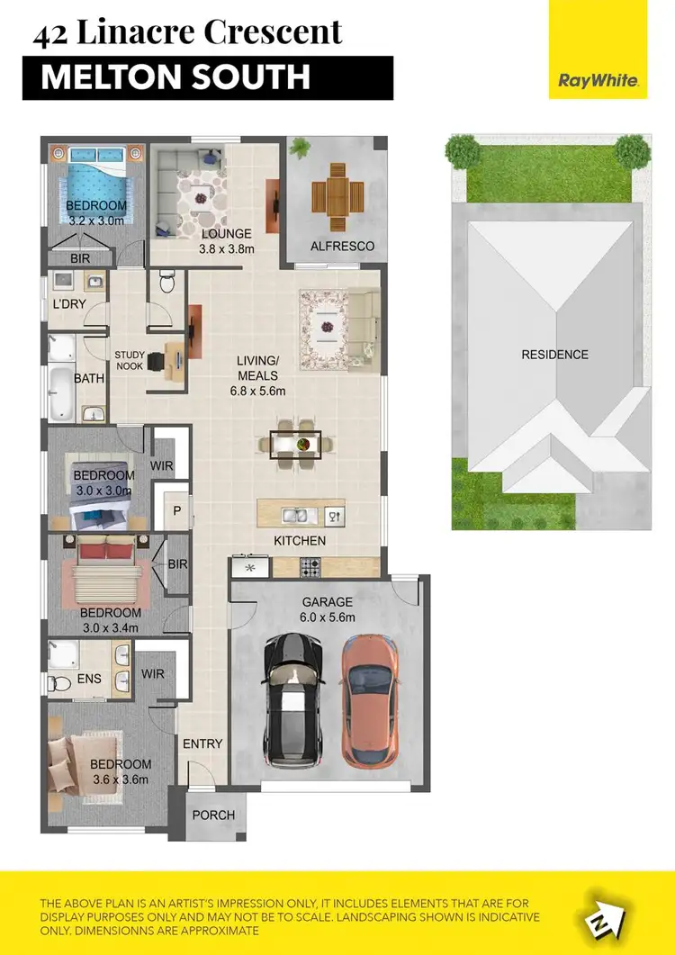 Floorplan of Homely house listing, 42 Linacre Crescent, Melton South VIC 3338