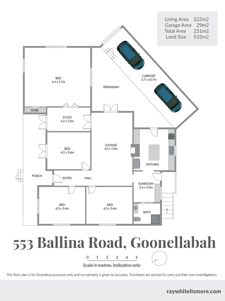 Floorplan of Homely house listing, 553 Ballina Road, Goonellabah NSW 2480