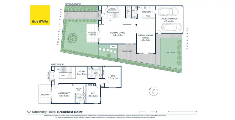 Floorplan of Homely house listing, 52 Admiralty Drive, Breakfast Point NSW 2137