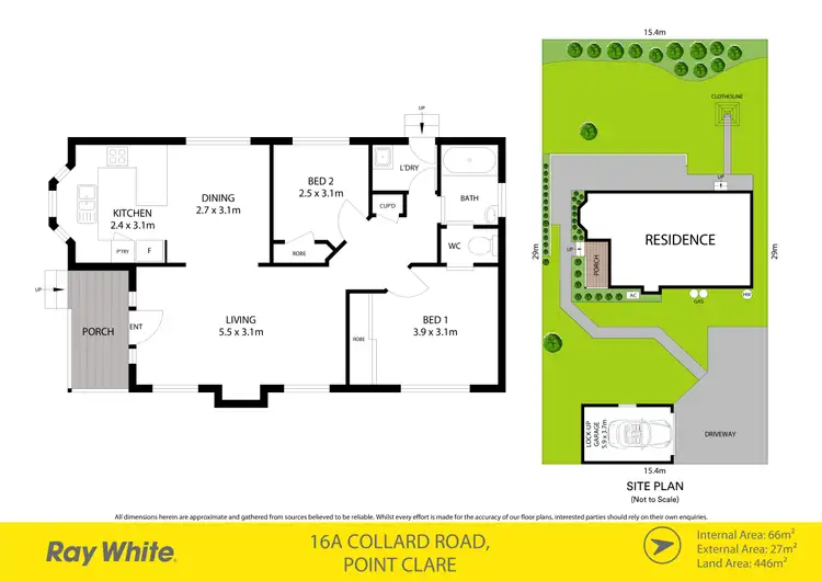 Floorplan of Homely house listing, 16A Collard Road, Point Clare NSW 2250