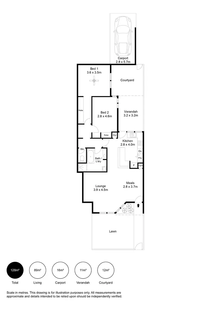 Floorplan of Homely house listing, 5/10 Nerida Drive, North Haven SA 5018