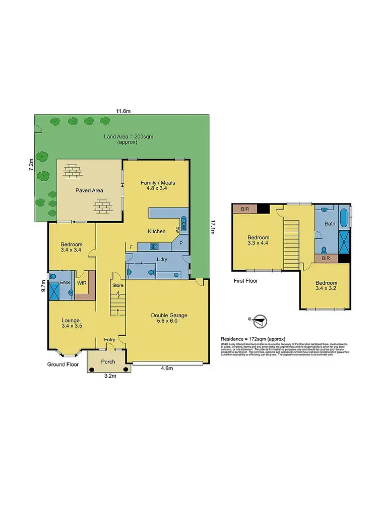 Floorplan of Homely townhouse listing, 1/9 Haros Avenue, Nunawading VIC 3131