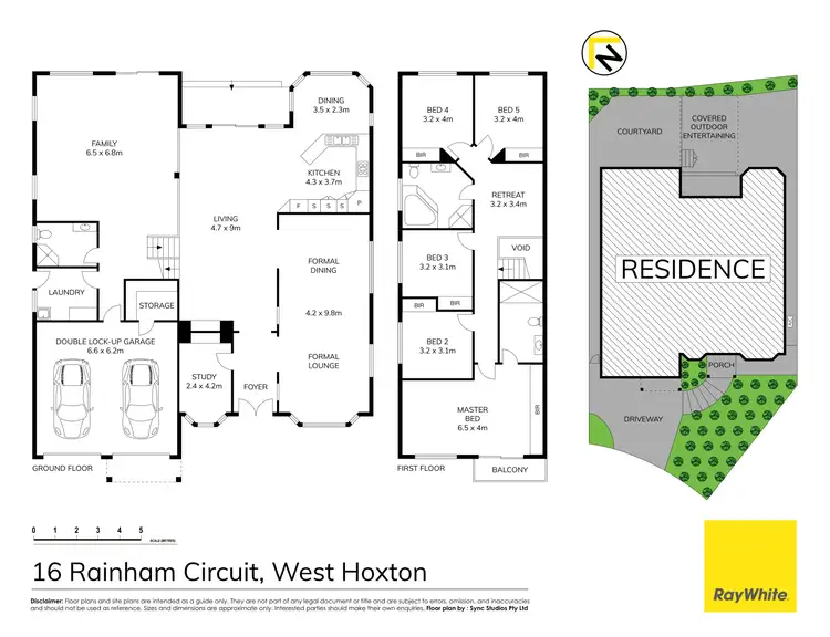Floorplan of Homely house listing, 16 Rainham Circuit, West Hoxton NSW 2171