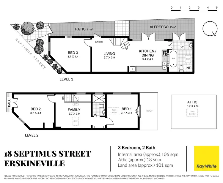 Floorplan of Homely house listing, 18 Septimus Street, Erskineville NSW 2043