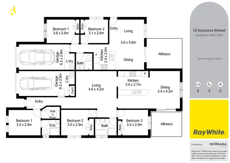 Floorplan of Homely house listing, 13 & 13a Success Street, Goulburn NSW 2580