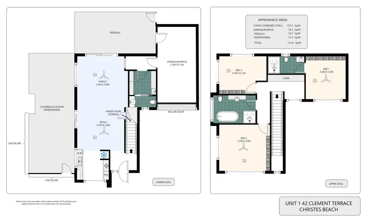 Floorplan of Homely house listing, 1/42 Clement Terrace, Christies Beach SA 5165