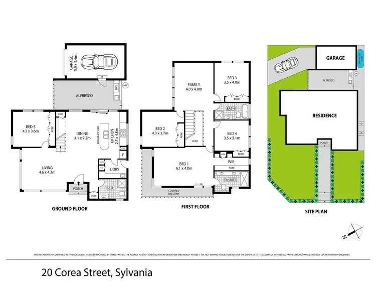 Floorplan of Homely semi-detached listing, 20 Corea Street, Sylvania NSW 2224