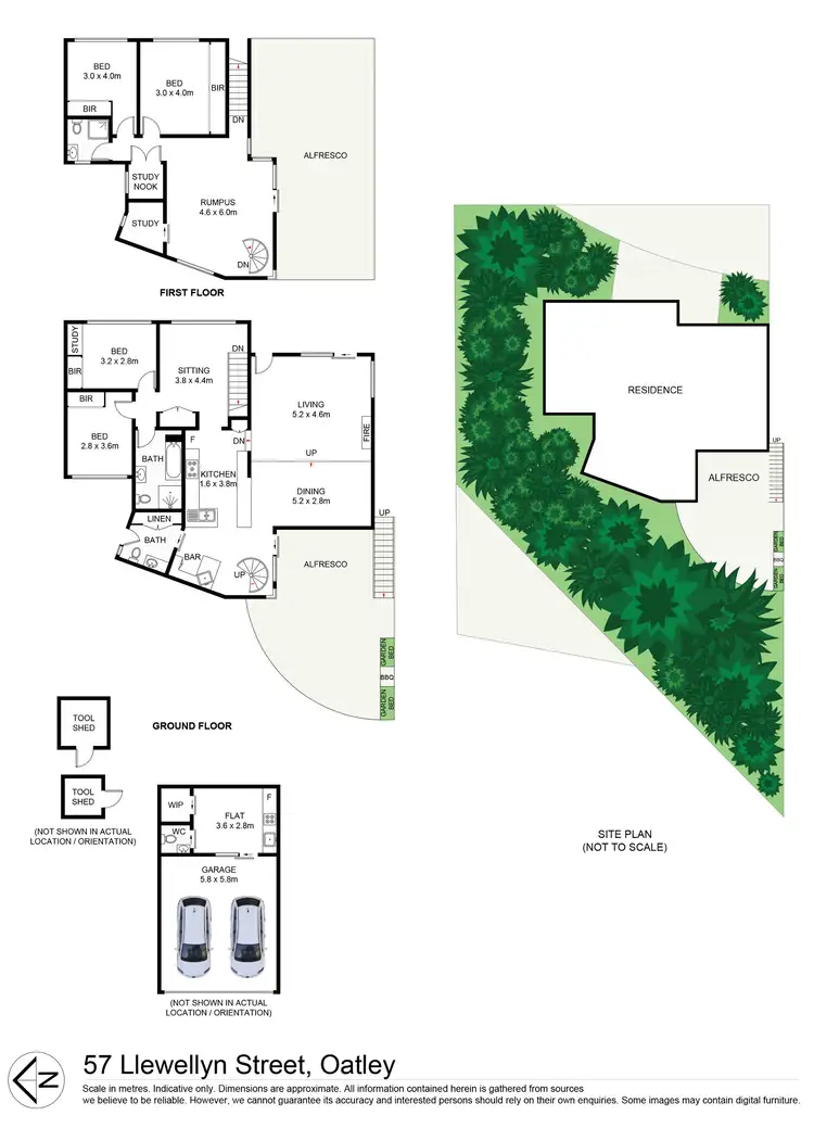 Floorplan of Homely house listing, 57 Llewellyn Street, Oatley NSW 2223