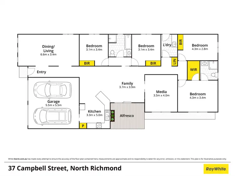 Floorplan of Homely house listing, 37 Campbell Street, North Richmond NSW 2754