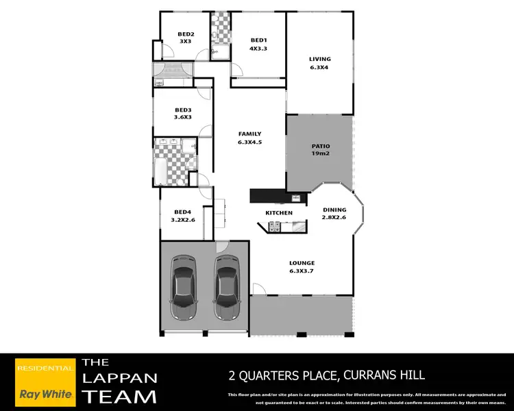 Floorplan of Homely house listing, 2 Quarters Place, Currans Hill NSW 2567