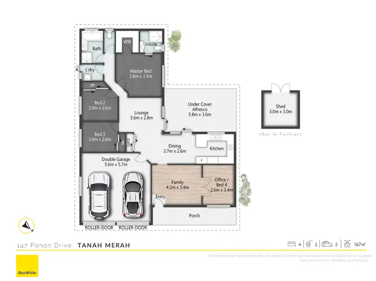 Floorplan of Homely house listing, 147 Pohon Drive, Tanah Merah QLD 4128