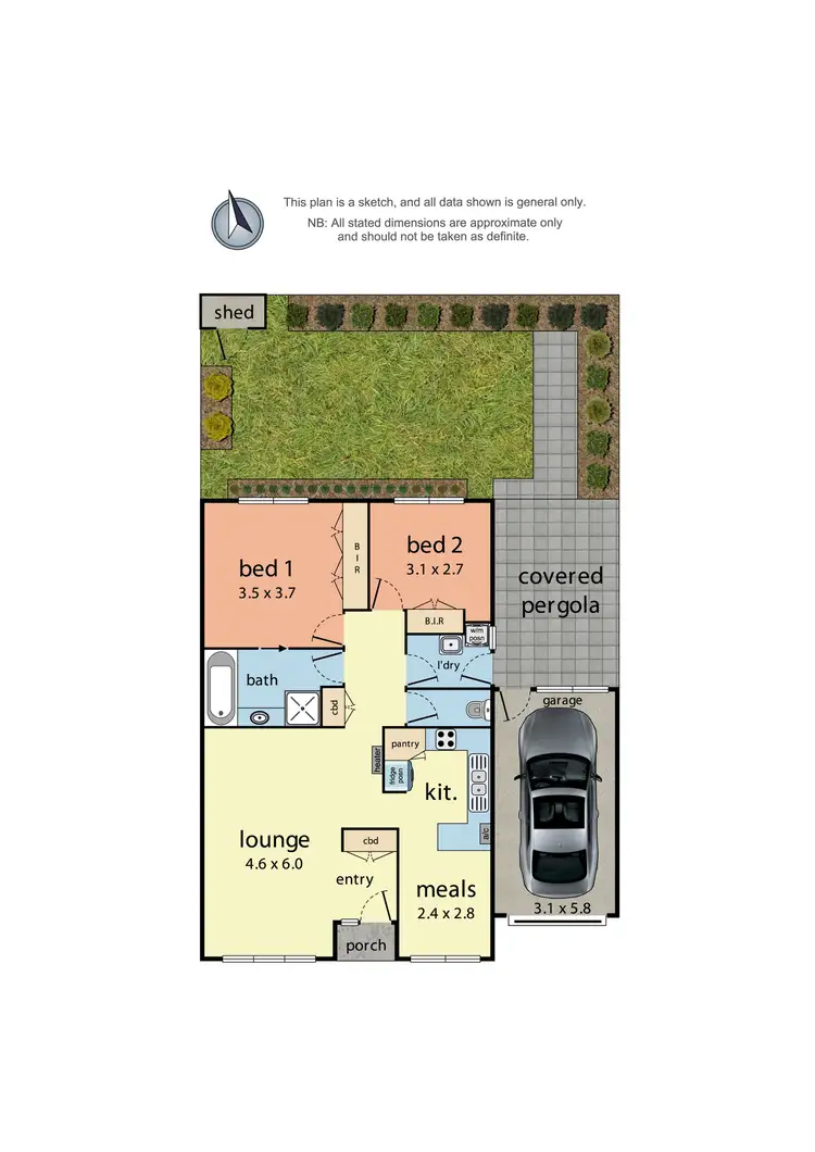 Floorplan of Homely house listing, 2/26 Colchester Road, Kilsyth VIC 3137