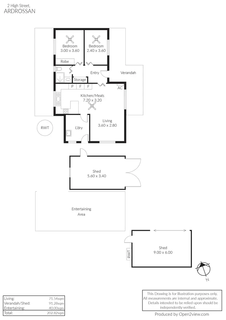 Floorplan of Homely house listing, 2 High Street, Ardrossan SA 5571