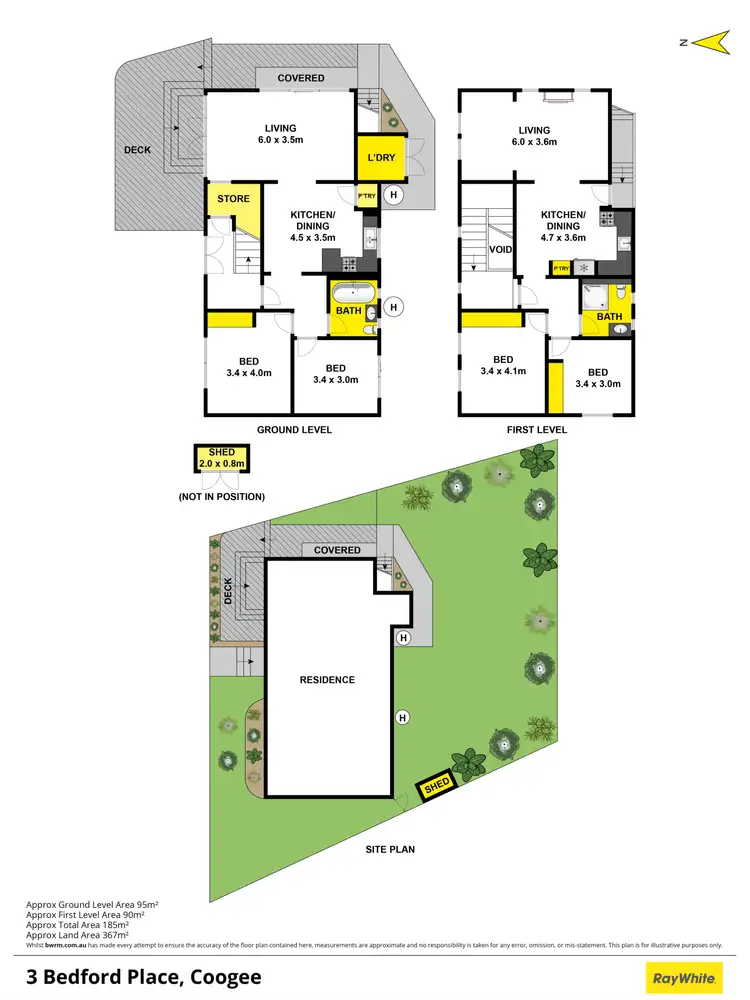 Floorplan of Homely house listing, 3 Bedford Place, South Coogee NSW 2034