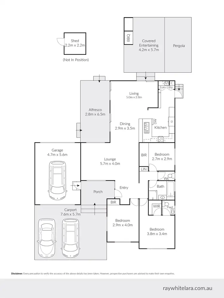 Floorplan of Homely house listing, 11 Mark Street, Lara VIC 3212