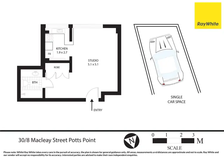 Floorplan of Homely studio listing, 30/8 Macleay Street, Potts Point NSW 2011