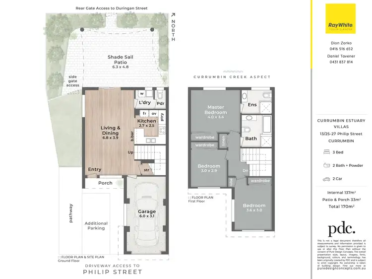 Floorplan of Homely townhouse listing, 13/25-27 Philip Street, Currumbin QLD 4223