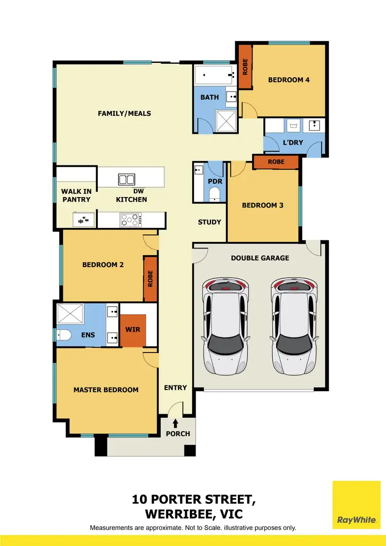 Floorplan of Homely house listing, 10 Porter Street, Werribee VIC 3030