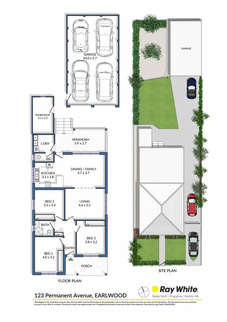 Floorplan of Homely house listing, 123 Permanent Avenue, Earlwood NSW 2206