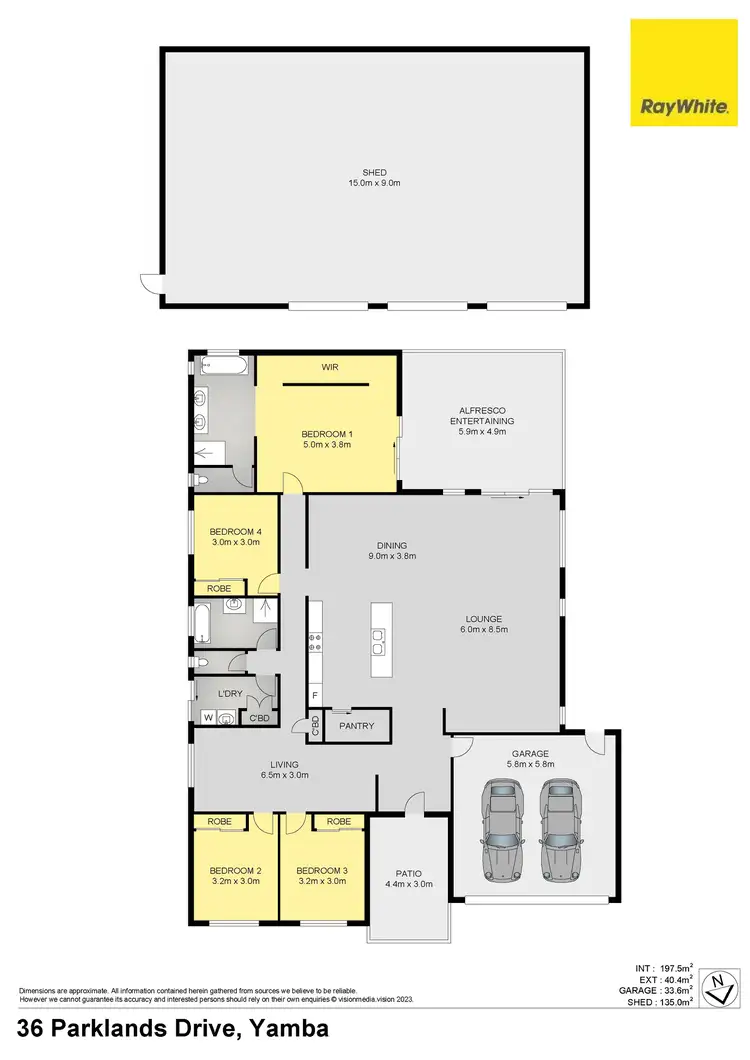 Floorplan of Homely house listing, 36 Parklands Drive, Gulmarrad NSW 2463
