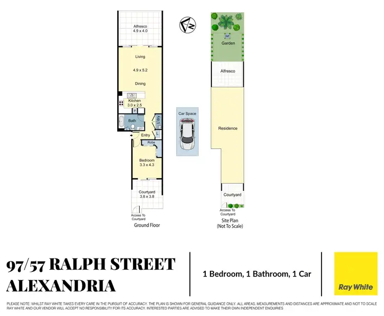 Floorplan of Homely apartment listing, 97/57 Ralph Street, Alexandria NSW 2015
