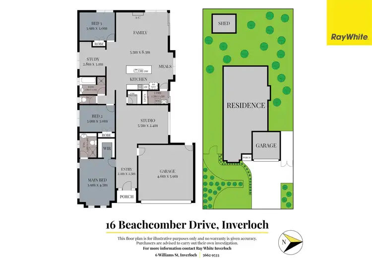 Floorplan of Homely house listing, 16 Beachcomber Drive, Inverloch VIC 3996