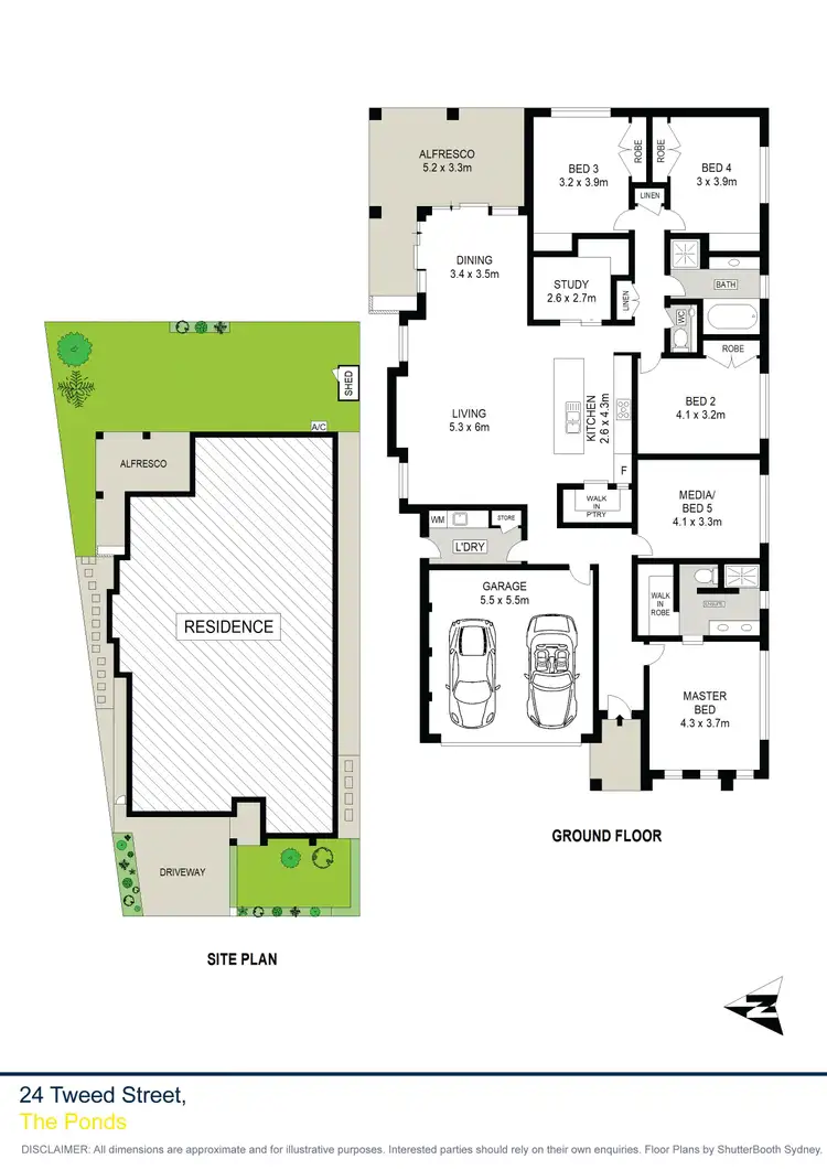 Floorplan of Homely house listing, 24 Tweed Street, The Ponds NSW 2769