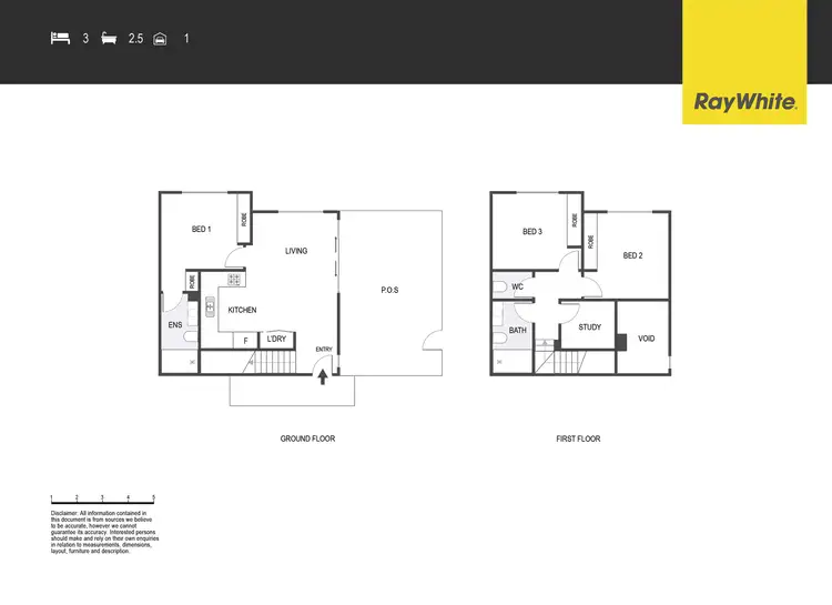 Floorplan of Homely townhouse listing, 8/4 Berrigan Crescent, O'connor ACT 2602