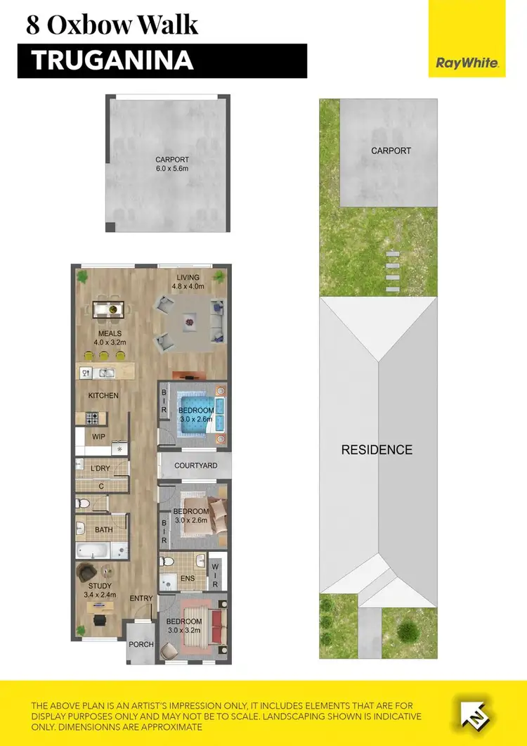 Floorplan of Homely house listing, 8 Oxbow Walk, Truganina VIC 3029