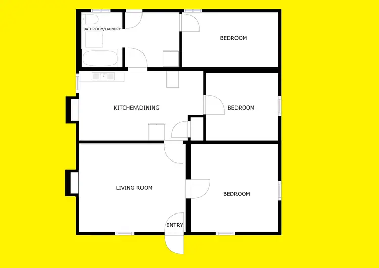 Floorplan of Homely house listing, 11 Gum Street, Red Cliffs VIC 3496