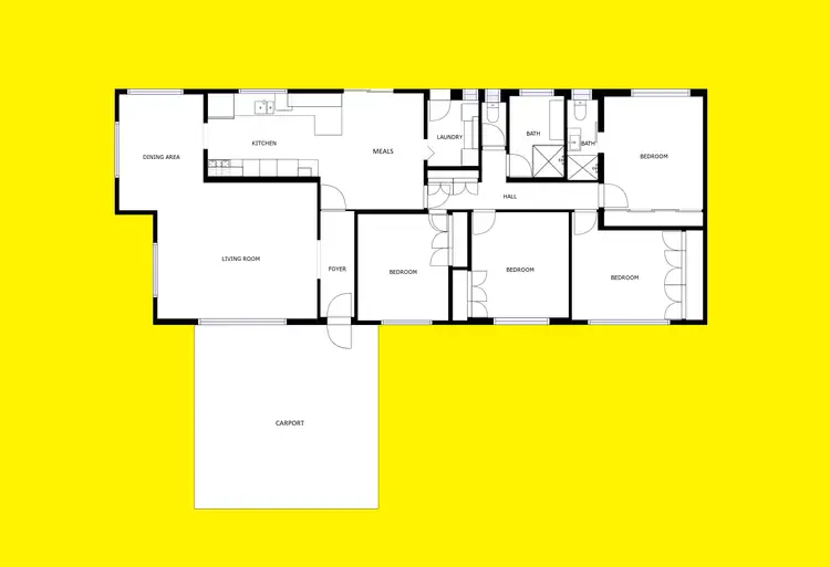 Floorplan of Homely house listing, 7 Teal Drive, Mildura VIC 3500